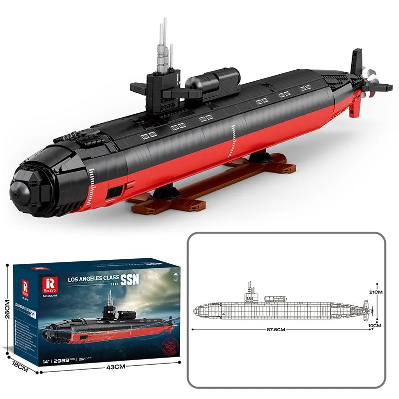 Los Angeles-class SSN 1:125