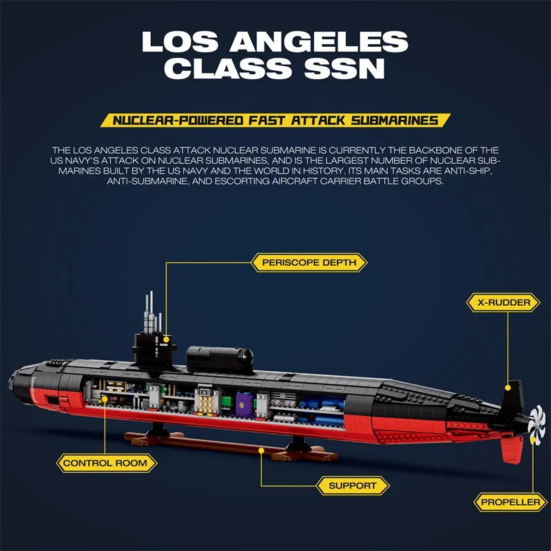 Los Angeles-class SSN 1:125