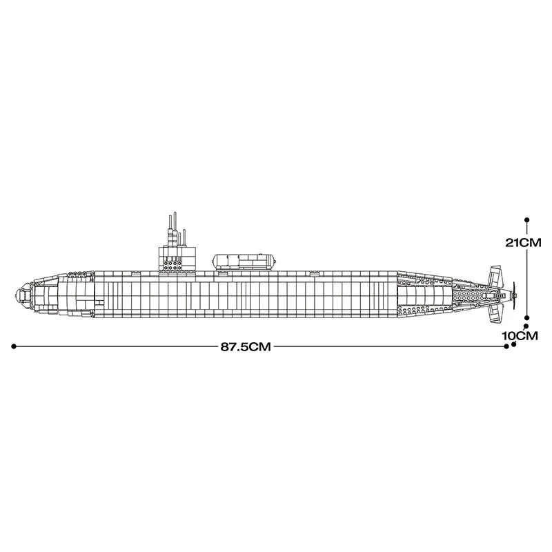Los Angeles-class SSN 1:125